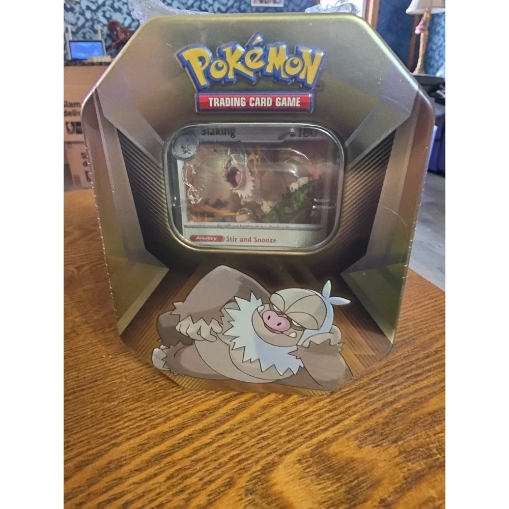 Toys | Pokmon Tcg Triple Whammy Dragon Back Slaking Collector Tin With 3 Booster Packs | Poshmark Toys | Pokmon Tcg Triple Whammy Dragon Back Slaking Collector Tin With 3 Booster Packs | Poshmark